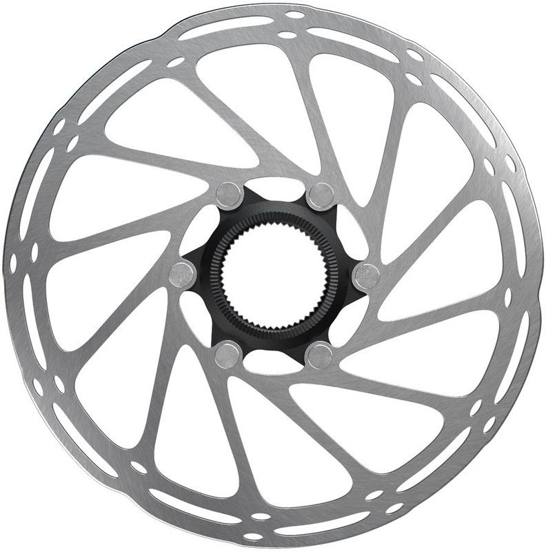 SRAM Centerline Remschijf Center Lock Rounded zilver