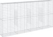 vidaXL Schanskorf - 400x50x200 cm - Gegalvaniseerd IJzer - Zilverkleurig