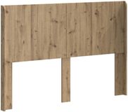 vidaXL - Hoofdbord - Artisanaal - eiken - Bewerkt - hout