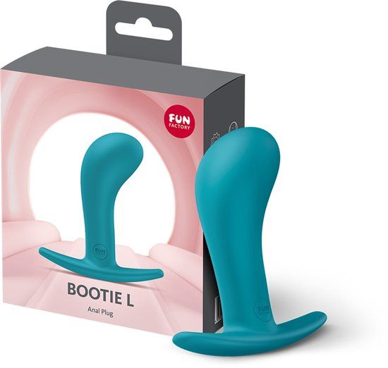Fun Factory Bootie L | siliconen anal plug | prostaatstimulatie | petrol