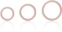 CALEXOTICS Silicone Support Rings - Ivory