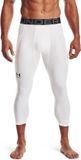 Under Armour HeatGear 3/4 Legging Heren - thermobroek - wit - Mannen
