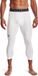 Under Armour HeatGear 3/4 Legging Heren - thermobroek - wit - Mannen