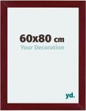 Your Decoration - Cadre pour puzzle 60x80 cm - Rouge vin balayé