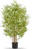 Tectake Kunstmatige Bamboeboom - Bamboeplant - 180 cm