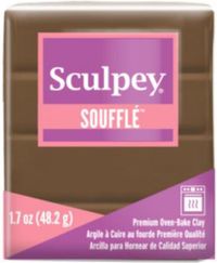 Sculpey Souffle cowboy - klei 48 gr - bruin
