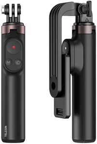 Telesin Telesin Vlog-selfie stick voor GoPro met Bluetooth remote en telefoonhouder