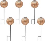 Lumisky Set van 6 zonnegrondlampen AGADIR H45CM
