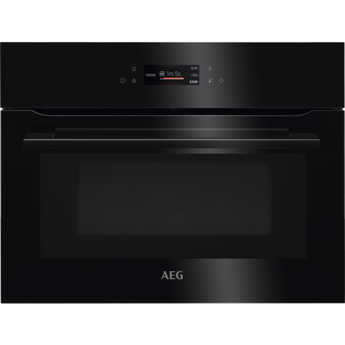 AEG KMK761080B - Inbouw combi-oven met magnetronfunctie - 43L - Zwart