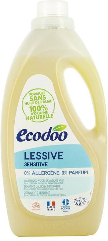 Ecodoo Wasmiddel vloeibaar sensitive 0% 2 liter