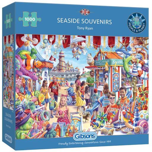 Gibsons Seaside Souvenirs Puzzel (1000 stukjes)