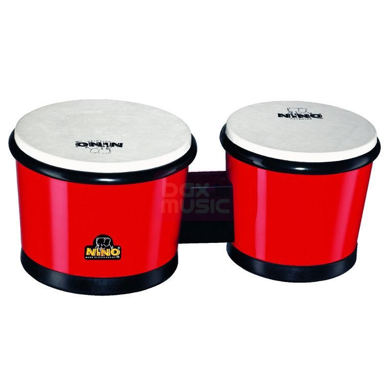 Nino Percussion NINO19R Bongoset - Rood - 6.5 en 7.5 inch
