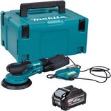 Makita BO 002 CGU101 ponceuse orbitale sans fil 40 V max. 150 mm 5,0 mm d'amplitude Brushless + 1x batterie 4,0 Ah + Makpac - sans chargeur