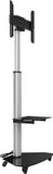 XTRARM Proton 300 Verrijdbare TV Standaard Aluminium
