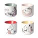 Pluto Design Mumin love Coquetier 4 pièces Multi-blanc