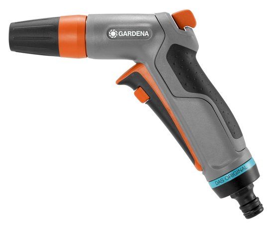 GARDENA Comfort Reinigingsbroes - Spuitpistool - Traploos instelbaar