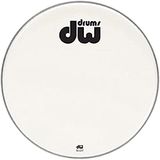 Drum Workshop Bassdrum vel Double A wit glad 18 inch DRDHAW18K