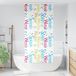 Maison Exclusive - Rideau de douche avec caisse intégrée, dimensions 100x240 cm, largeur du tissu 96 cm