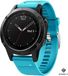 Strap-it Siliconen sport bandje geschikt voor Garmin Fenix 5 - Plus & Sapphire - Fenix 6 - Pro & Sapphire - Garmin Fenix 7 - Solar & Sapphire Garmin Epix Gen 2 - Quickfit 22 / 22mm band voor Garmin smartwatches - Horlogebandje - Polsband - licht blauw