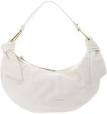 Coccinelle Furoshiki Handbag puffy Smooth Leather Pearl crème