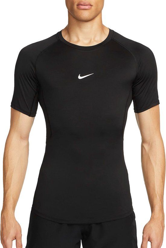 Nike Pro Dri-FIT T-shirt Heren - Zwart - Maat XL