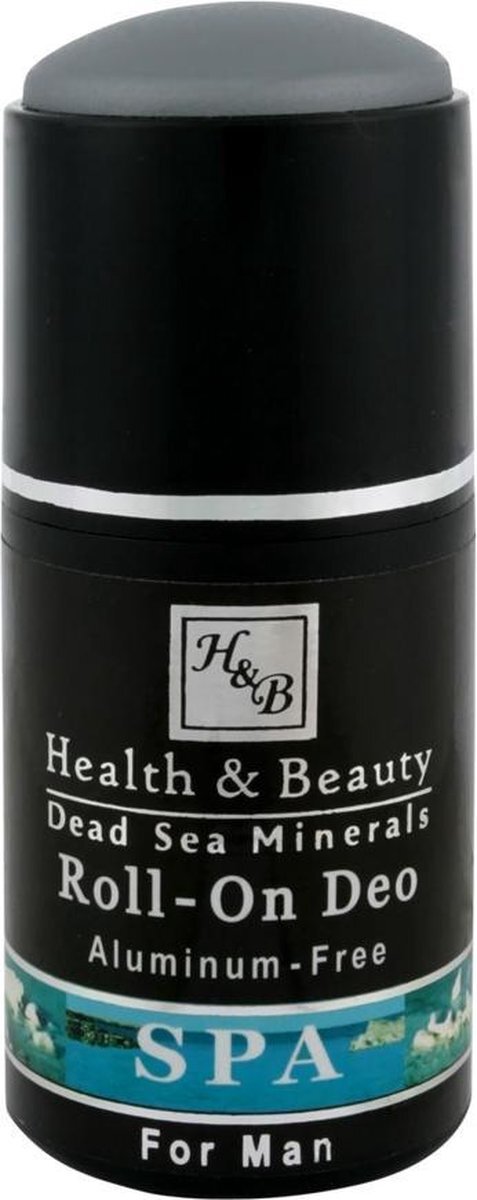 H&B Dead Sea Minerals Deodorant roll-on Voor Mannen - Alcohol, Aluminium en Parabeenvrij - 80 ml