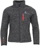 Peak Mountain Fleecejack voor kinderen Ecemo zwart polyester