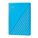 Western Digital WD My Passport 4 TB draagbare harde schijf - Blauw