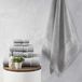 MADISON PARK SIGNATURE Splendor Luxe badhanddoekenset van 100% katoen, zacht, pluche, 1000 g/m², zwaargewicht hotelkwaliteit, Zero Twist, zeer absorberend, sneldrogend, meerdere maten, grijs, 6-delig