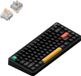NuPhy Halo75 V2 IO Serie, clavier de jeu mécanique, Bluetooth/2.4GHz/USB-C - QWERTY (États-Unis), noir obsidienne / rose blush