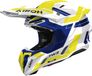 Airoh Twist 3 Dynasty Motocrosshelm - Wit/blauw/geel - Maat XS