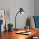 Briloner Skriva - Tafellamp - bureaulamp - met snoer - draaibaar tafellampje - excl. GU10 - 13 x 38,5 cm - blauw