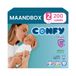 Confy 5x Premium Couches Taille 2 Mini 3-6kg 40 pièces