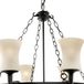 Searchlight Cartwheel - Kroonluchter - 8 lichts - Zwart