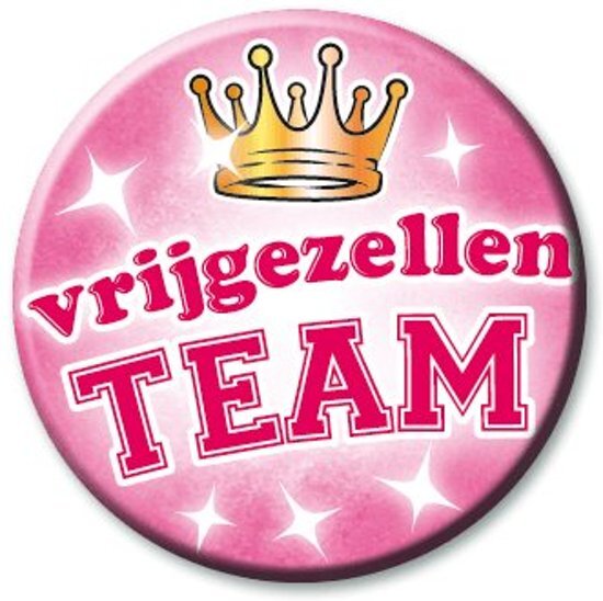 Paper Dreams Paperdreams - Button - Klein - Vrijgezellenteam - Vrouw