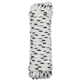vidaXL Boottouw 16 mm 9 m wit en zwart polyester