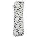 vidaXL Boottouw 16 mm 9 m wit en zwart polyester