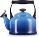 Le Creuset Fluitketel Tradition Azure 2.1 Liter - Blauw - RVS