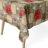 ECOMMERC3 Vlekafstotend tafelkleed voor rechthoekige tafel, afmeting 260 x 140 cm, vuilafstotend tafelkleed, extra zacht en waterdicht, eenheidsmaat