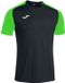 Joma Academy IV Shirt Korte Mouw Kinderen - Zwart / Fluo Groen | Maat: 164