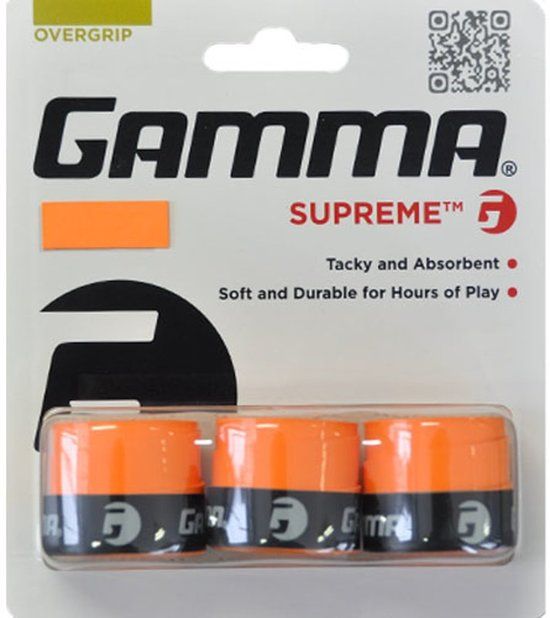 Gamma Sports Gamma Supreme overgrip (Orange) - 0090852100874