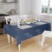 Bonamaison Tafelkleed, Anti-Mold, Sneldrogend, Waterdicht, 100% Polyester Tafellaken, Blauw, 140 x 160 Cm