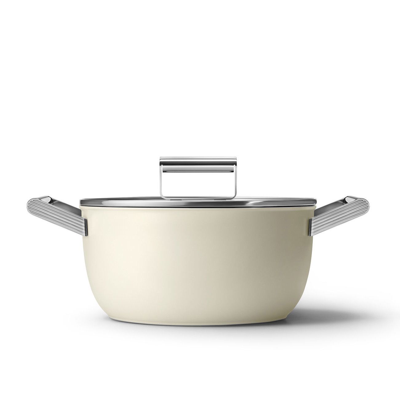 SMEG CSF2412CRM Braadpan - Jaren 50 - Crème