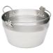 KitchenCraft Home Made Kookpan, jam-/inmaakpan voor inductiekookplaat met jamrecept in geschenkdoos, zilver roestvrij staal, 9 l, 16,5 cm x 31 cm