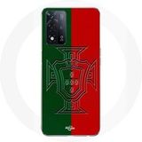 Maniacase Oppo A93 5G Portugal Groen en Rood Logo Hoesje