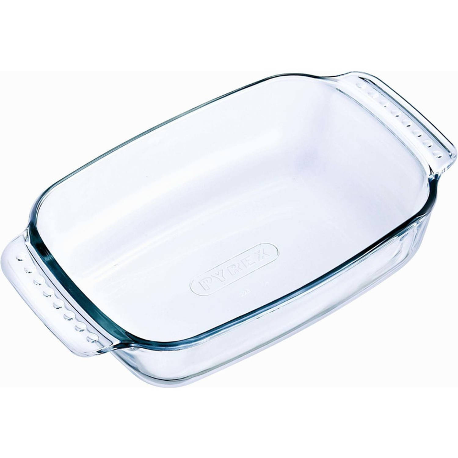 Pyrex 2x Rechthoekige glazen ovenschaal 0,7 liter 22 x 13 x 5 cm - Ovenschotel schalen - Bakvorm