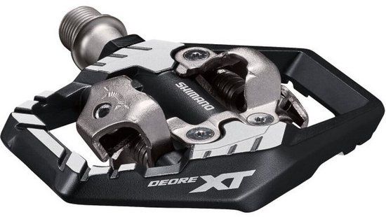 Shimano Deore XT PD-M8120 pedalen met SM-SH51 schoenplaatjes