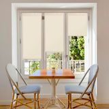 Blindecor Ara Lichtdoorlatend rolgordijn linnen, Easy Fix, Beige, 87 x 180 cm