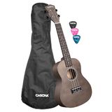 Concert Linden Concert Ukulele Black (incl. bag, 3 picks)
