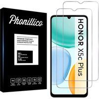 Phonillico® Gehard Glas voor Honor X5c Plus [Pack 2]